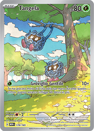 Tangela 151 carta Pokémon italiana IR