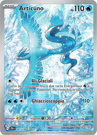 Articuno Avventure Insieme carta Pokémon italiana IR