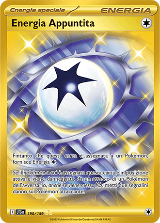 Energia Appuntita Avventure Insieme carta Pokémon italiana HR