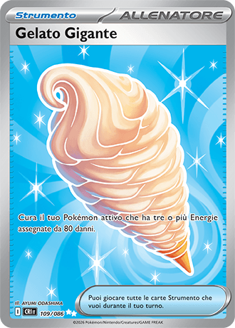 Gelato Gigante Caos Nascente carta Pokémon italiana UR