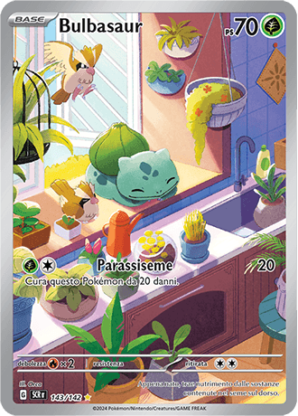 Bulbasaur Corona Astrale carta Pokémon italiana IR