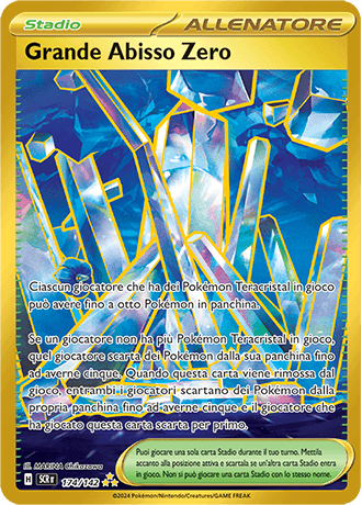 Grande Abisso Zero Corona Astrale carta Pokémon italiana HR
