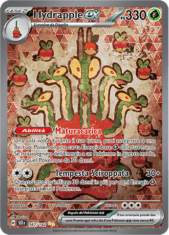 Hydrapple ex Corona Astrale carta Pokémon italiana SIR