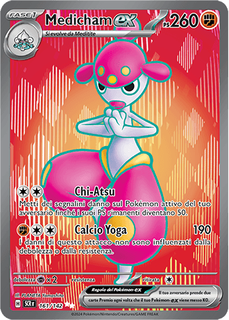 Medicham ex Corona Astrale carta Pokémon italiana UR