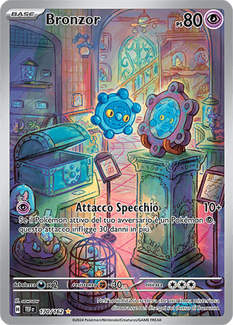 Bronzor Cronoforze carta Pokémon italiana IR