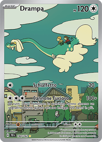 Drampa Cronoforze carta Pokémon italiana IR