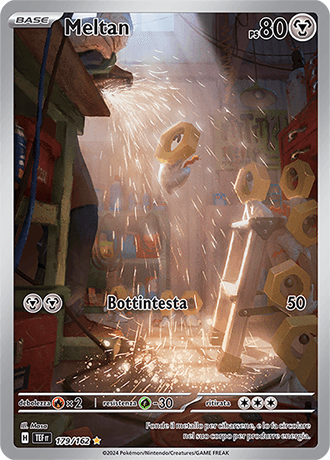 Meltan Cronoforze carta Pokémon italiana IR