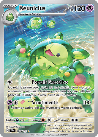 Reuniclus Cronoforze carta Pokémon italiana IR
