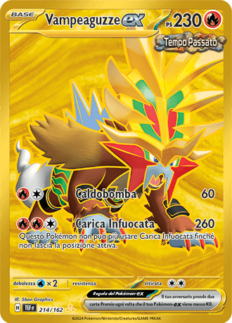 Vampeaguzze ex Cronoforze carta Pokémon italiana HR