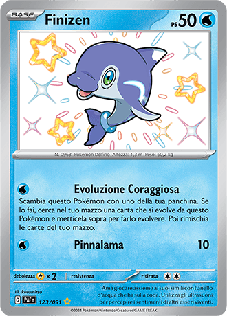 Finizen Destino di Paldea carta Pokémon italiana SSB