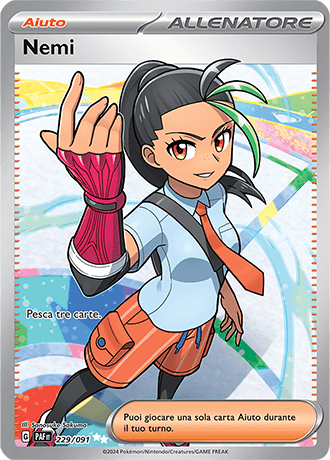 Nemi Destino di Paldea carta Pokémon italiana UR