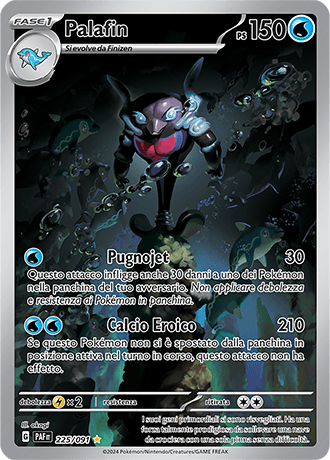 Palafin Destino di Paldea carta Pokémon italiana IR