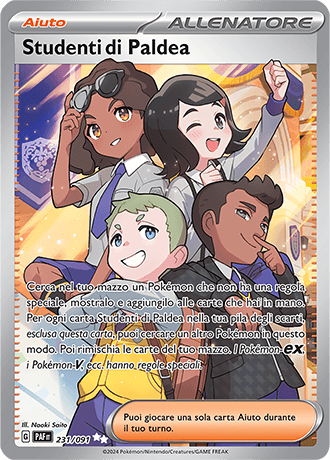 Studenti di Paldea Destino di Paldea carta Pokémon italiana UR