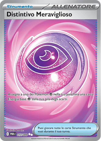 Distintivo Meraviglioso Equilibrio Perfetto carta Pokémon italiana UR