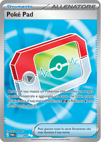 Poké Pad Equilibrio Perfetto carta Pokémon italiana UR
