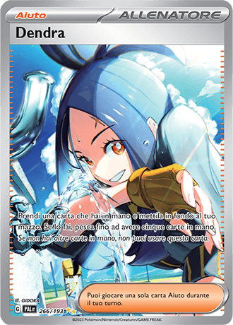 Dendra Evoluzioni a Paldea carta Pokémon italiana SIR