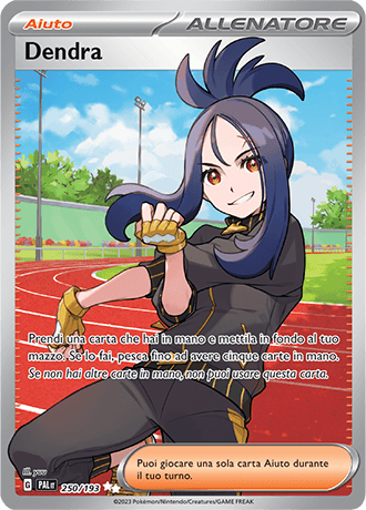 Dendra Evoluzioni a Paldea carta Pokémon italiana UR