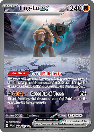 Ting-Lu ex Evoluzioni a Paldea carta Pokémon italiana SIR