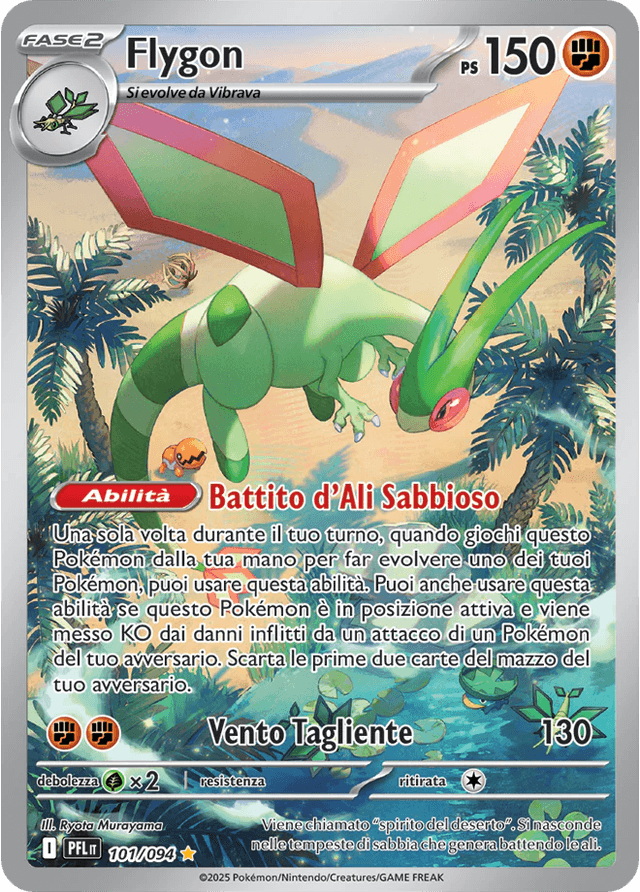 Flygon Fiamme Spettrali carta Pokémon italiana IR