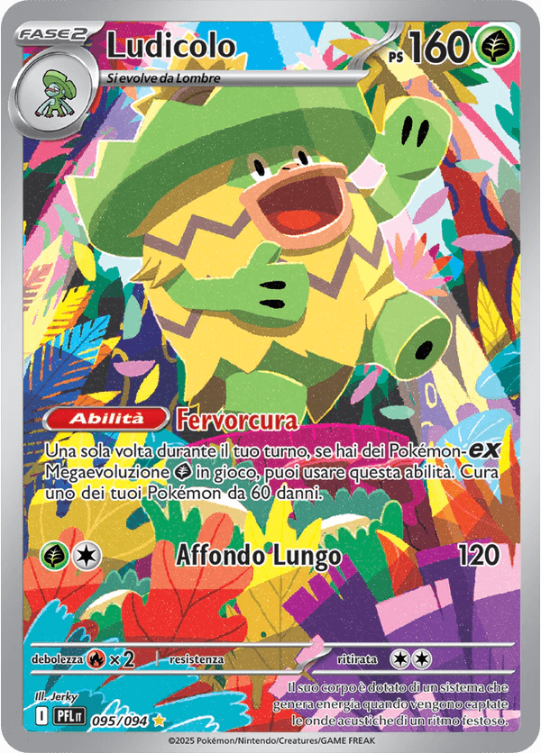 Ludicolo Fiamme Spettrali carta Pokémon italiana IR