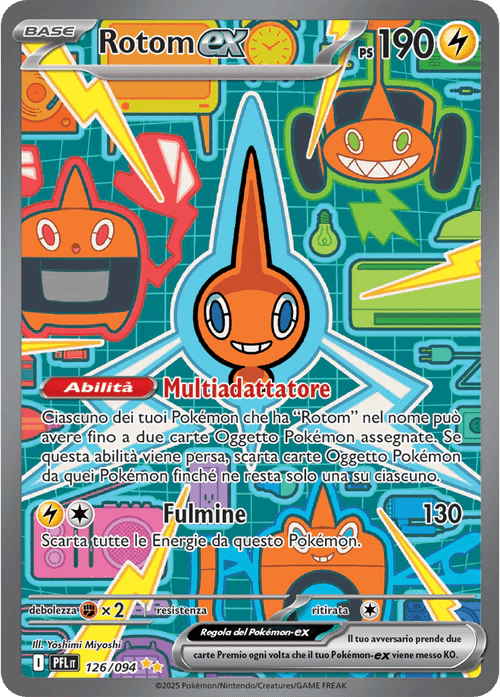 Rotom ex Fiamme Spettrali carta Pokémon italiana SIR
