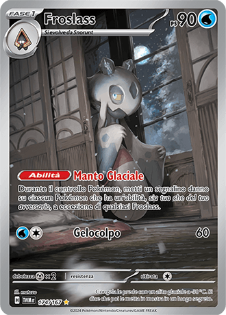 Froslass Crepuscolo Mascherato carta Pokémon italiana IR