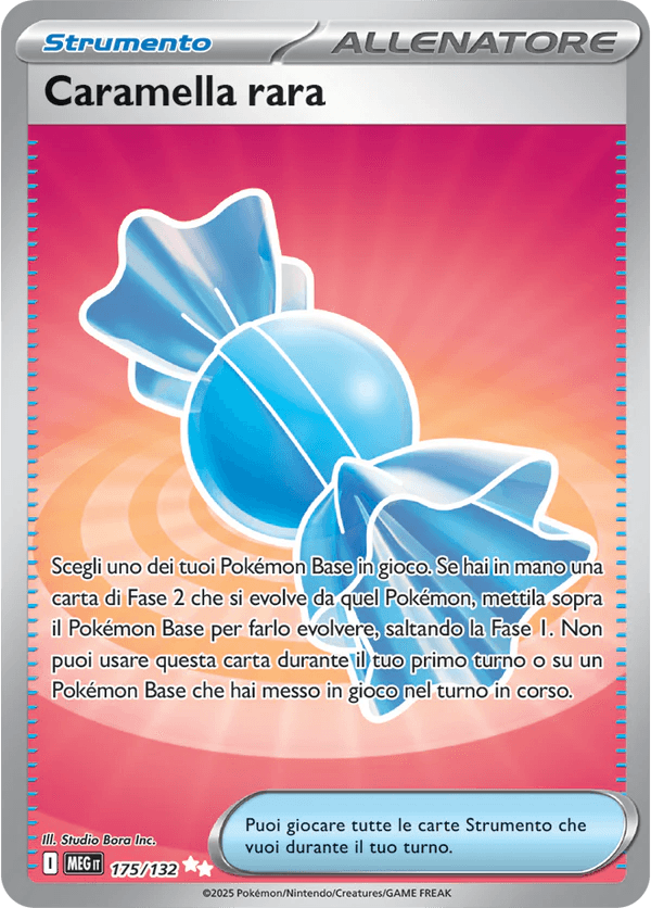 Caramella Rara Mega Evoluzione carta Pokémon italiana UR