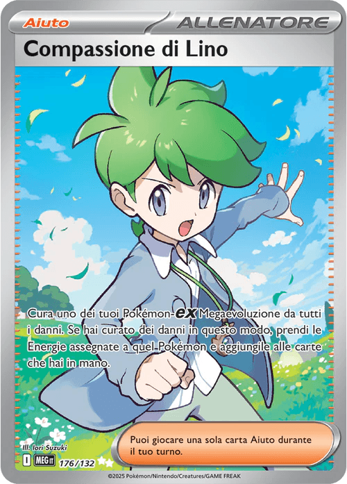 Compassione di Lino Mega Evoluzione carta Pokémon italiana UR
