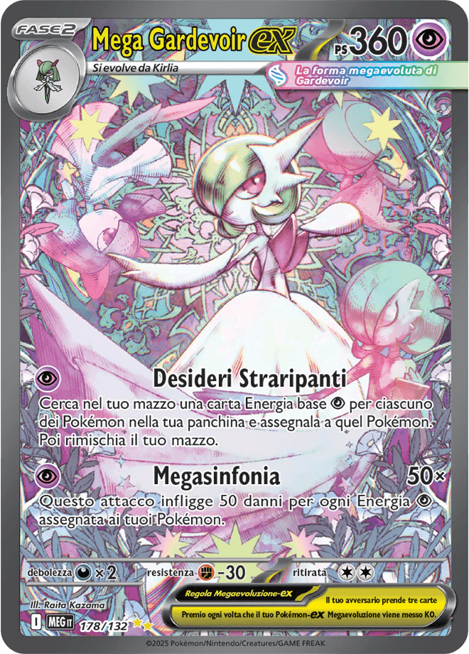 Mega Gardevoir ex Mega Evoluzione carta Pokémon italiana SIR