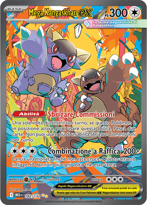 Mega Kangaskhan ex Mega Evoluzione carta Pokémon italiana SIR