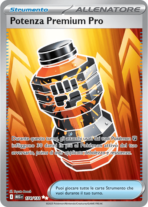 Potenza Premium Pro Mega Evoluzione carta Pokémon italiana UR
