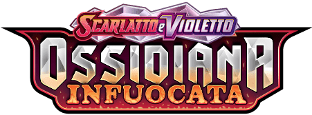 Ossidiana Infuocata logo espansione carte Pokémon italiane