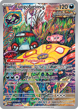Fungofurioso Paradosso Temporale carta Pokémon italiana IR