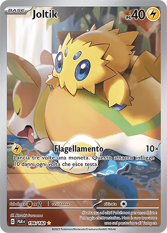 Joltik Paradosso Temporale carta Pokémon italiana IR