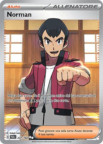 Norman Paradosso Temporale carta Pokémon italiana UR