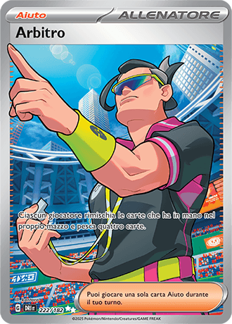 Arbitro Rivali Predestinati carta Pokémon italiana UR