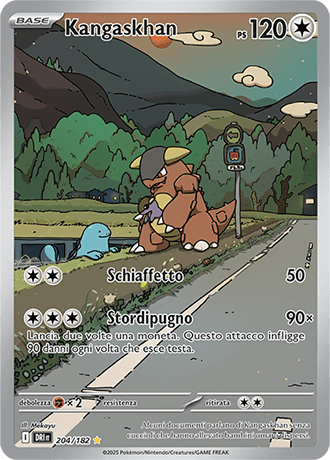 Kangaskhan Rivali Predestinati carta Pokémon italiana IR