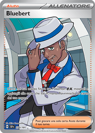 Bluebert Scintille Folgoranti carta Pokémon italiana UR