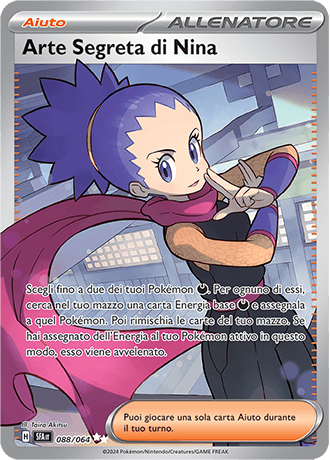 Arte Segreta di Nina Segreto Fiabesco carta Pokémon italiana UR