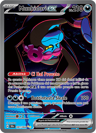 Munkidori ex Segreto Fiabesco carta Pokémon italiana SIR
