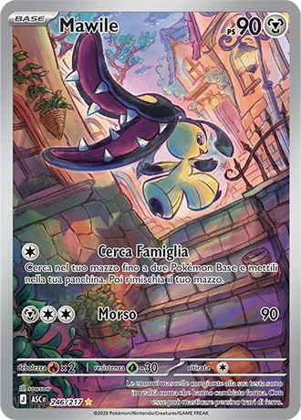 Mawile Ascesa Eroica carta Pokémon italiana