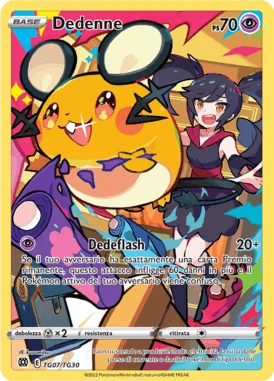 Dedenne Astri Lucenti carta Pokémon italiana
