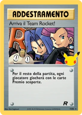 Arriva il Team Rocket! Gran Festa carta Pokémon italiana UR