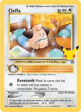 Cleffa Gran Festa carta Pokémon italiana UR