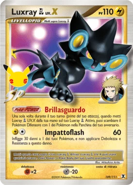 Luxray [GL] LV.X Gran Festa carta Pokémon italiana UR