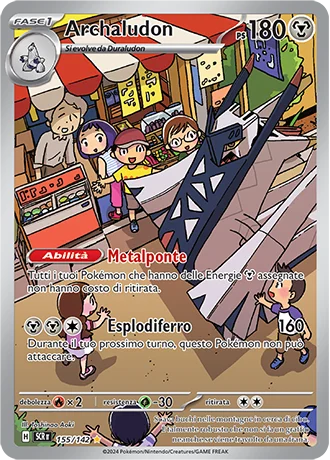 Archaludon Corona Astrale carta Pokémon italiana