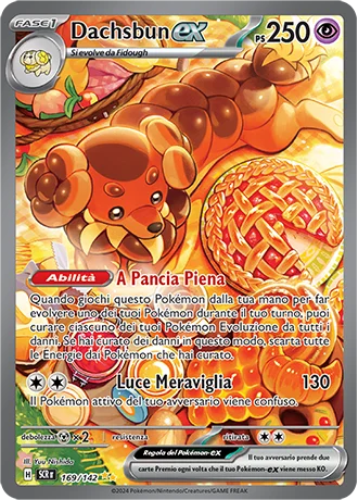 Dachsbun ex Corona Astrale carta Pokémon italiana
