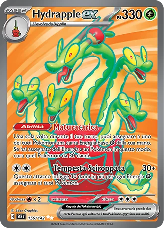 Hydrapple ex Corona Astrale carta Pokémon italiana