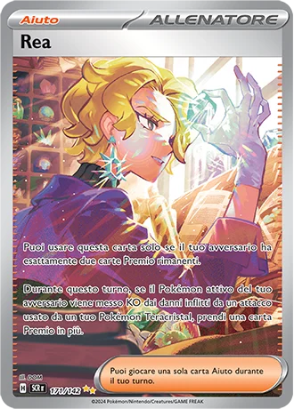 Rea Corona Astrale carta Pokémon italiana