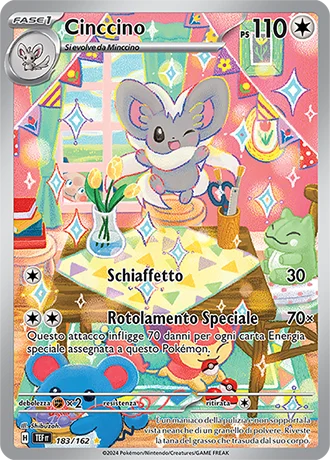 Cinccino Cronoforze carta Pokémon italiana